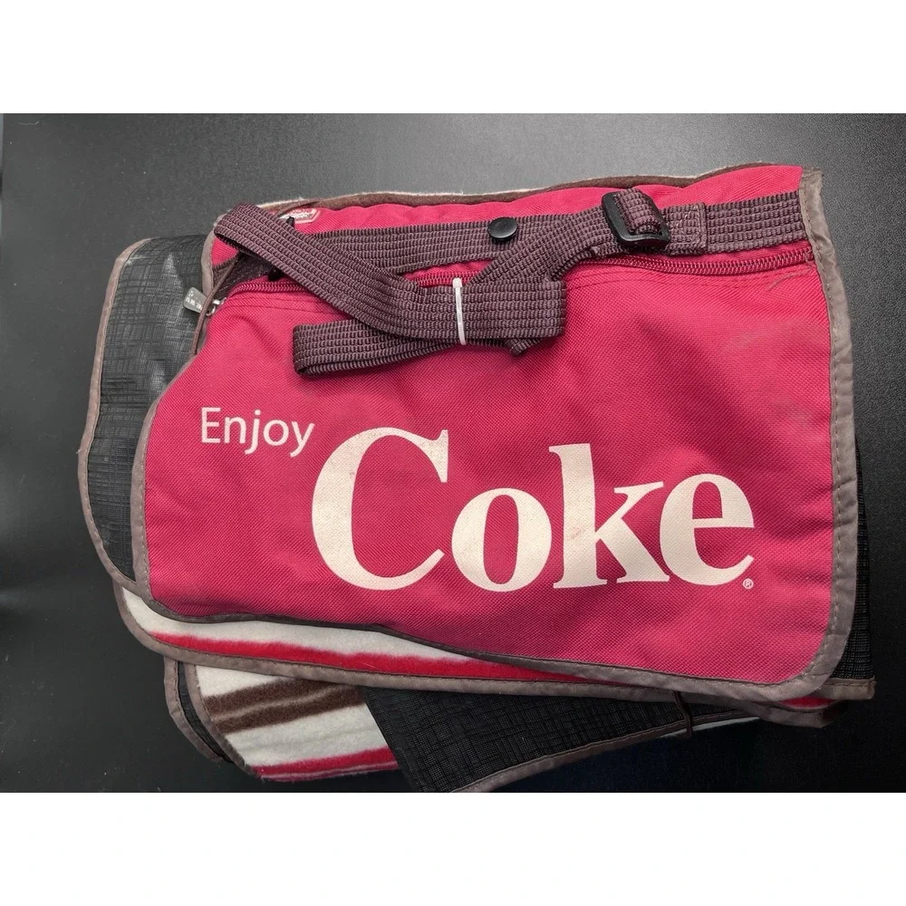 Coca Cola Collectible Blanket Promotional Item Camping Beach Throw